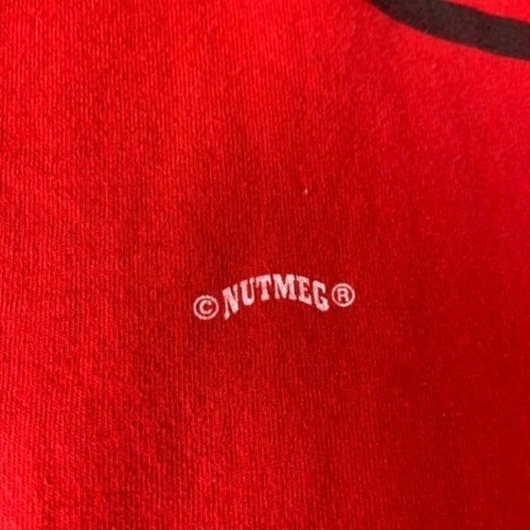 Red/Gold Vintage 90s NUTMEG 49ers NFL Football Shirt Mens size XL 90s VTG - Picture 3 of 7